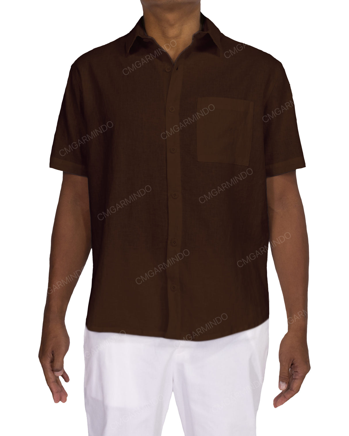 Relaxed Short Sleeve Button Up Shirt