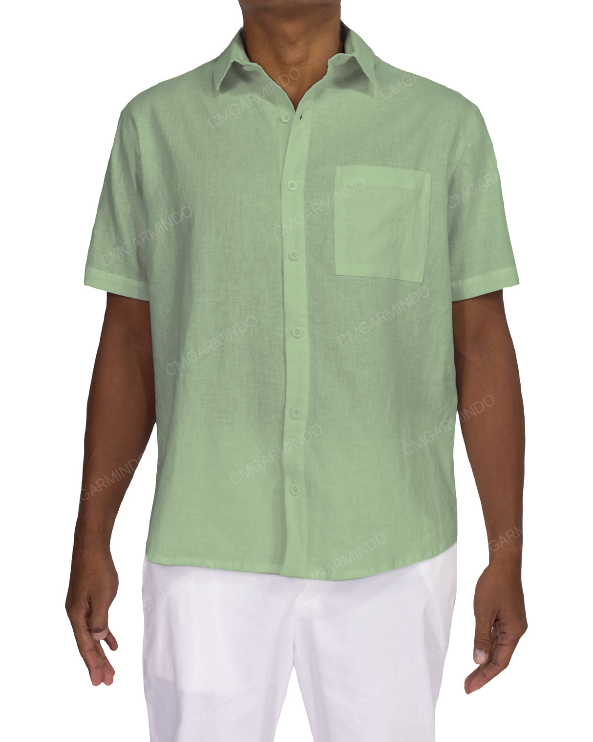 Relaxed Short Sleeve Button Up Shirt