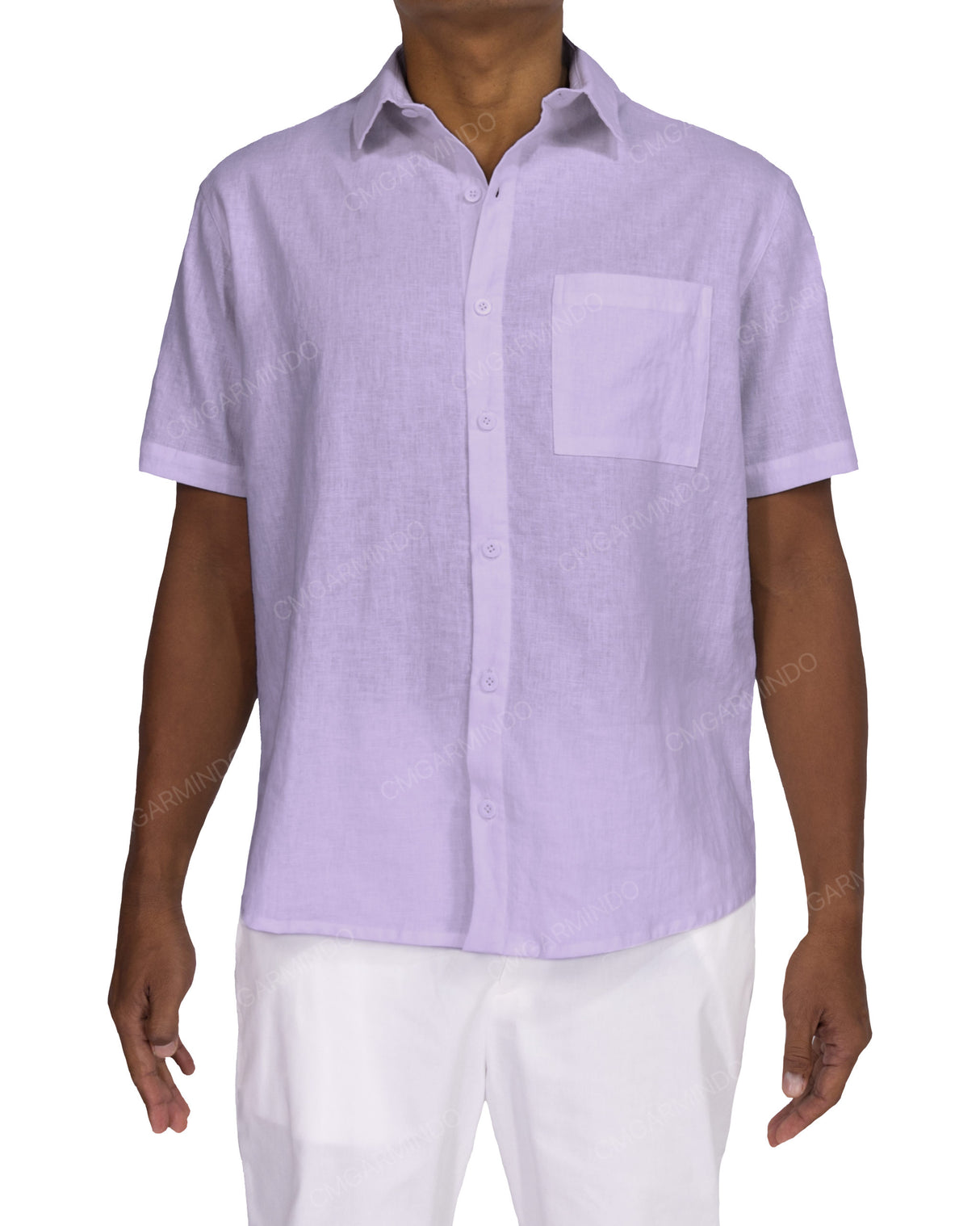Relaxed Short Sleeve Button Up Shirt
