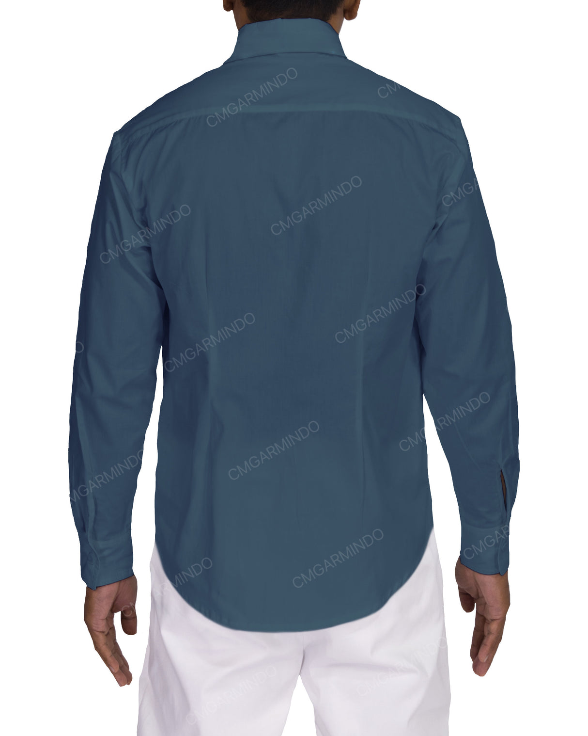 Fitted Long Sleeve Button Up Shirt
