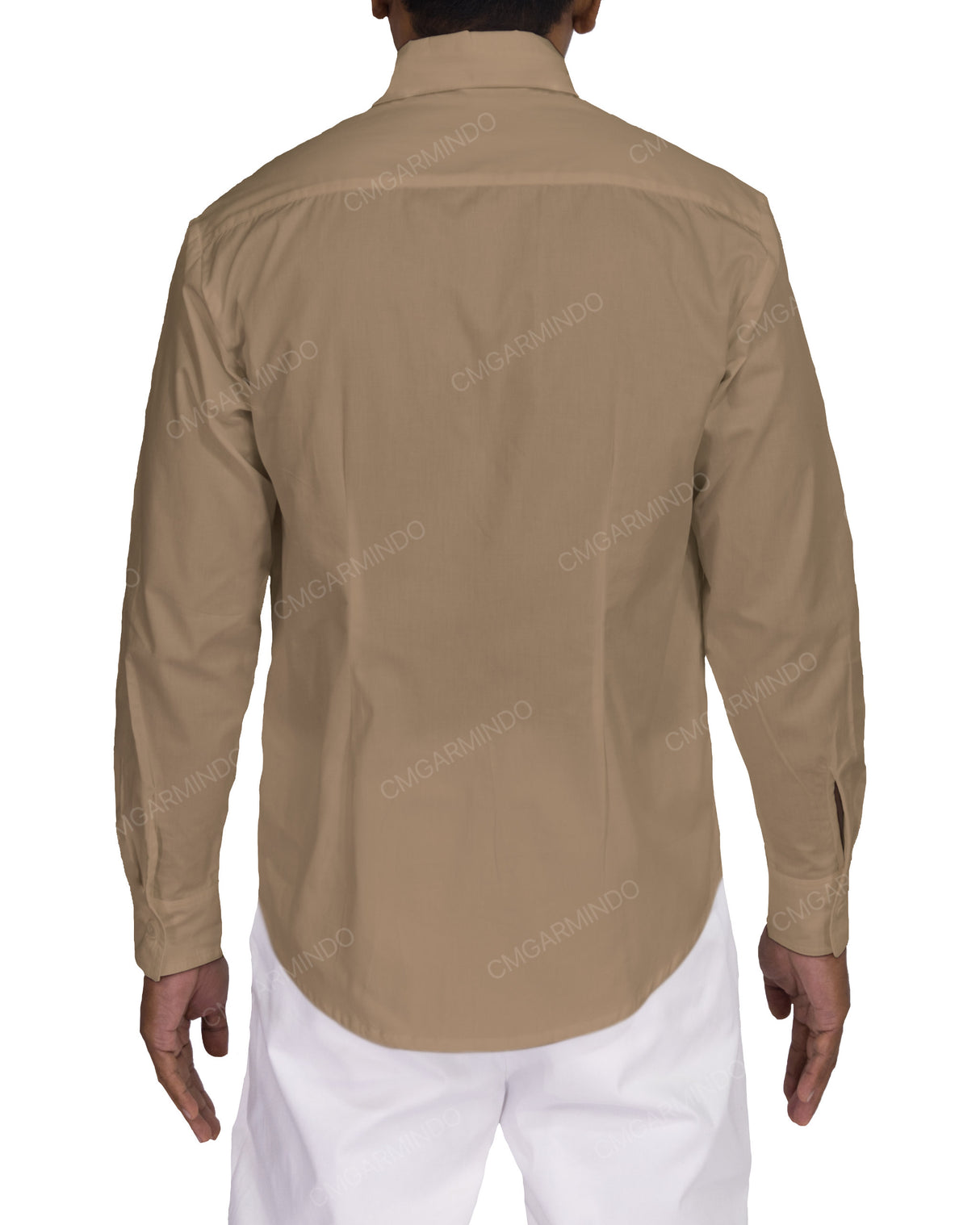 Fitted Long Sleeve Button Up Shirt
