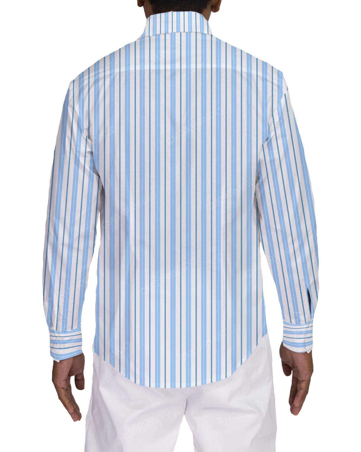 Fitted Long Sleeve Button Up Shirt