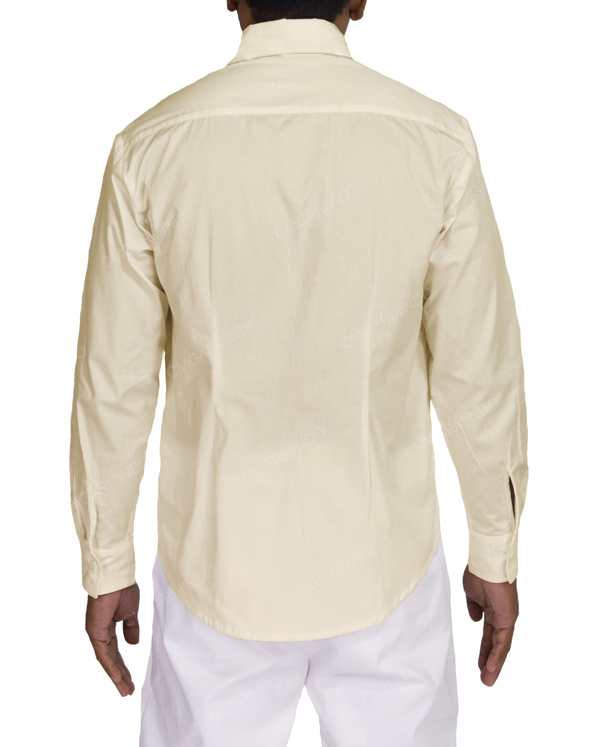 Fitted Long Sleeve Button Up Shirt