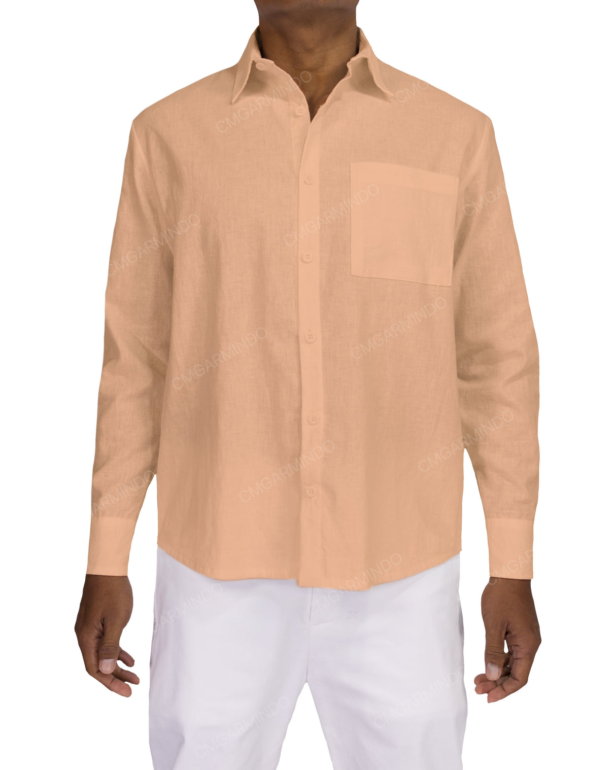 Relaxed Long Sleeve Button Up Shirt