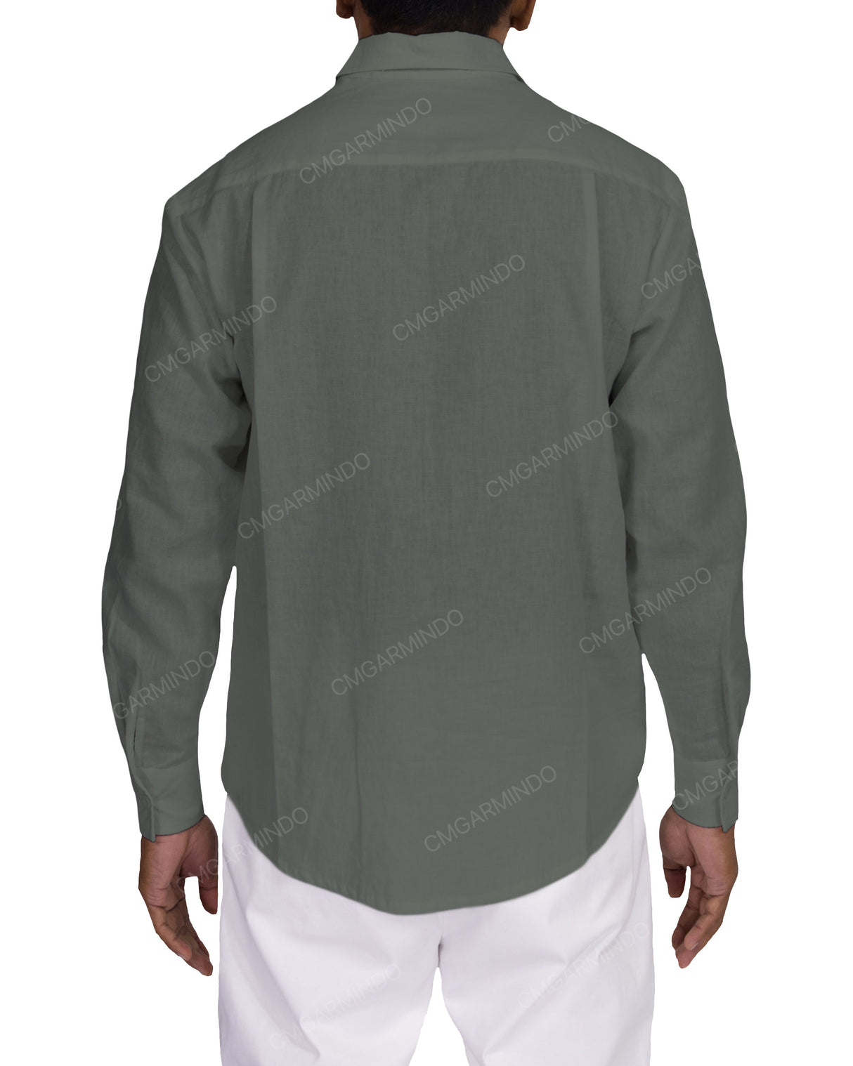 Relaxed Long Sleeve Button Up Shirt