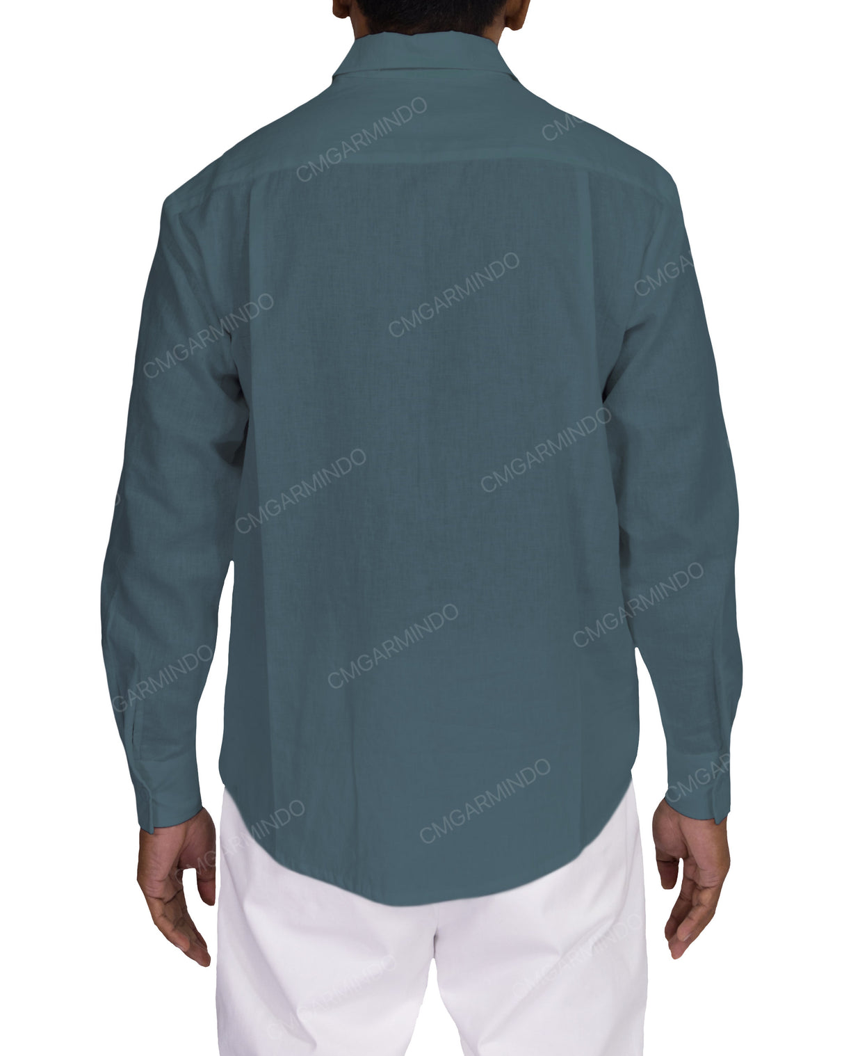 Relaxed Long Sleeve Button Up Shirt