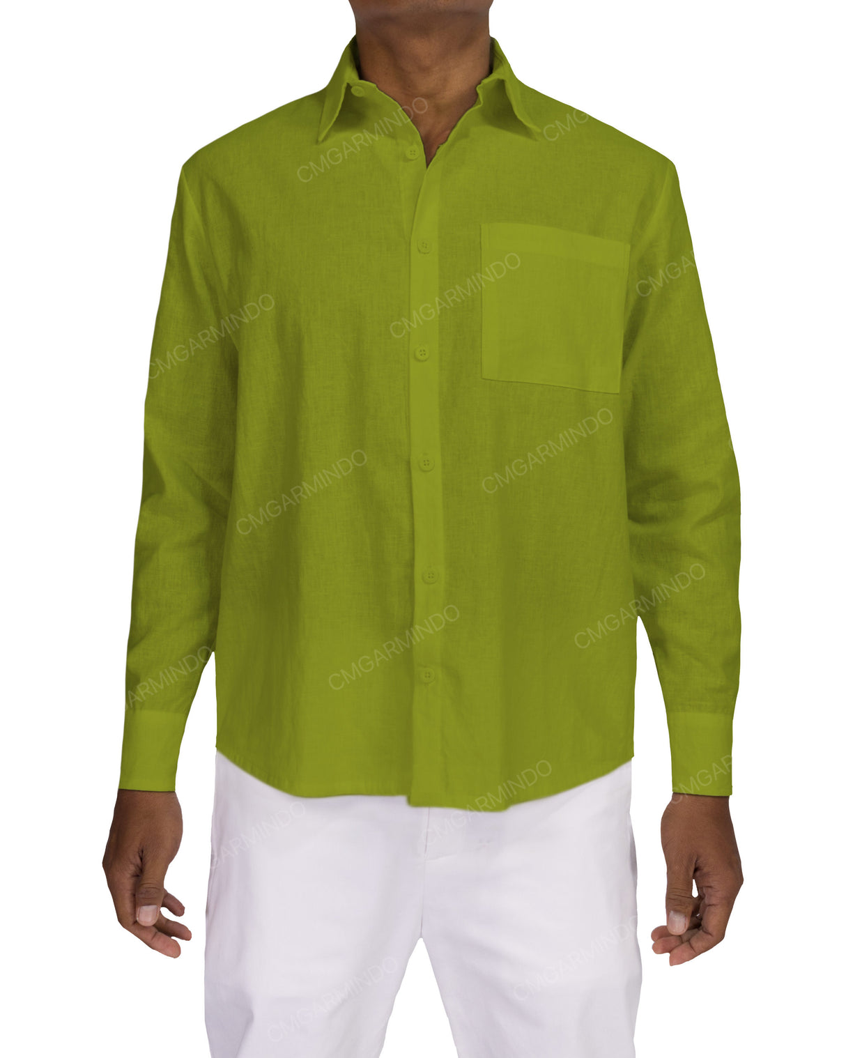 Relaxed Long Sleeve Button Up Shirt