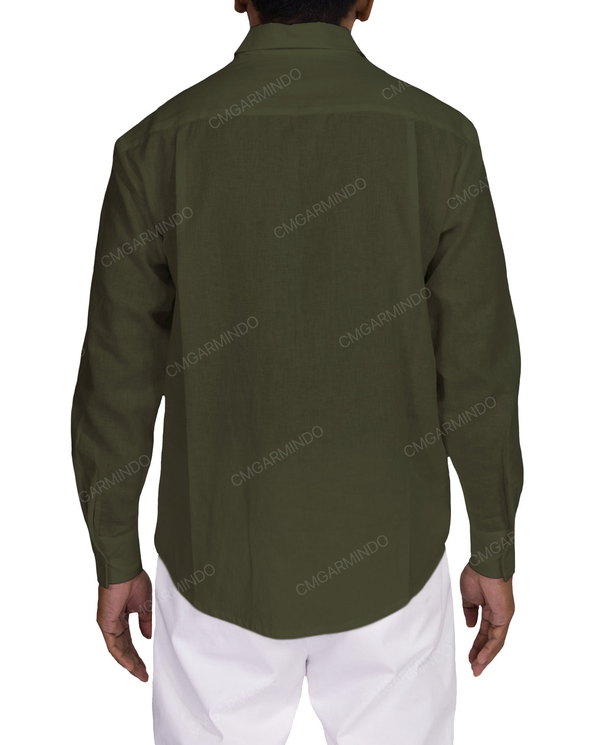 Relaxed Long Sleeve Button Up Shirt