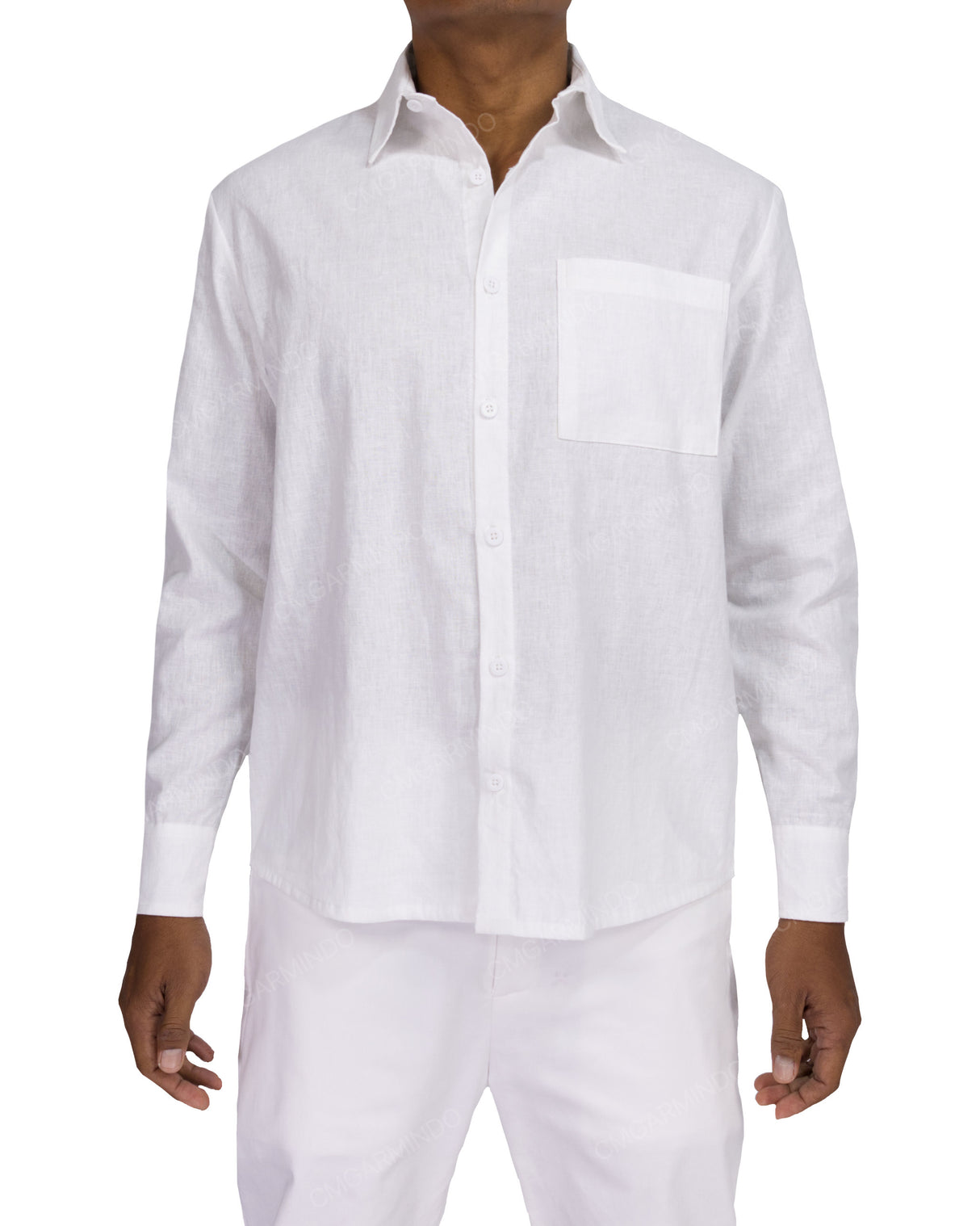 Relaxed Long Sleeve Button Up Shirt