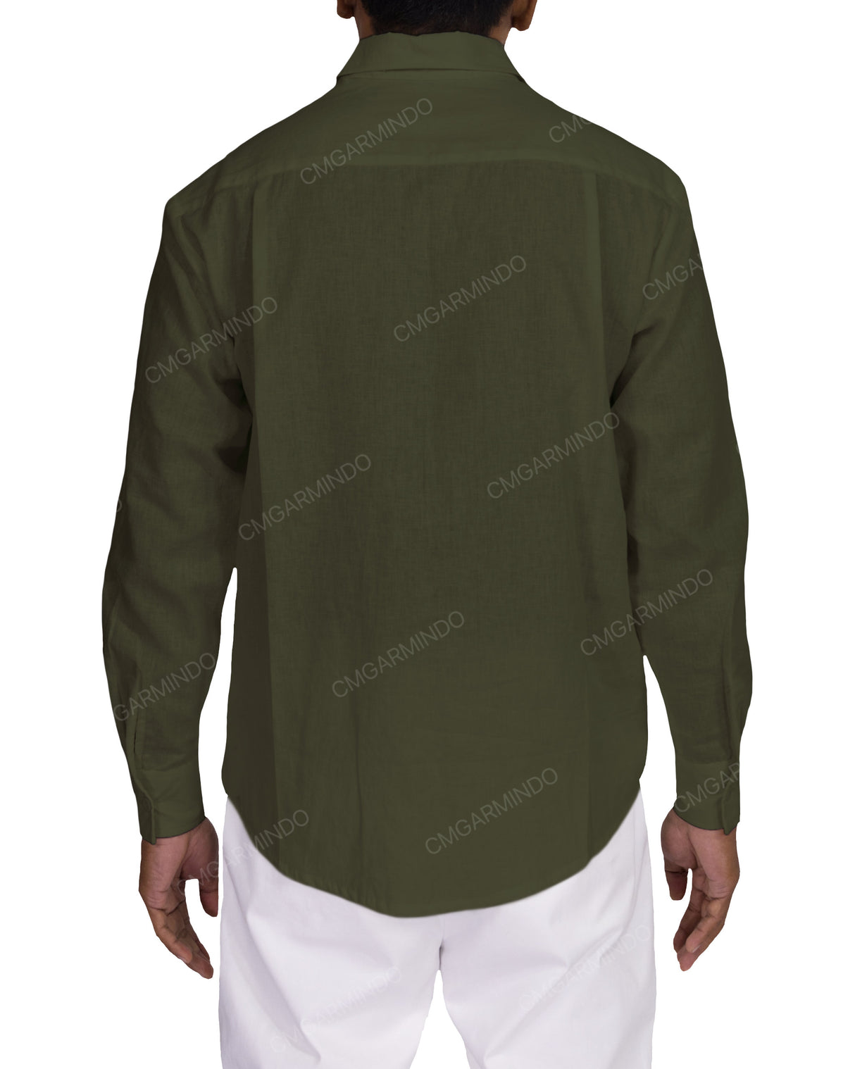 Relaxed Long Sleeve Button Up Shirt