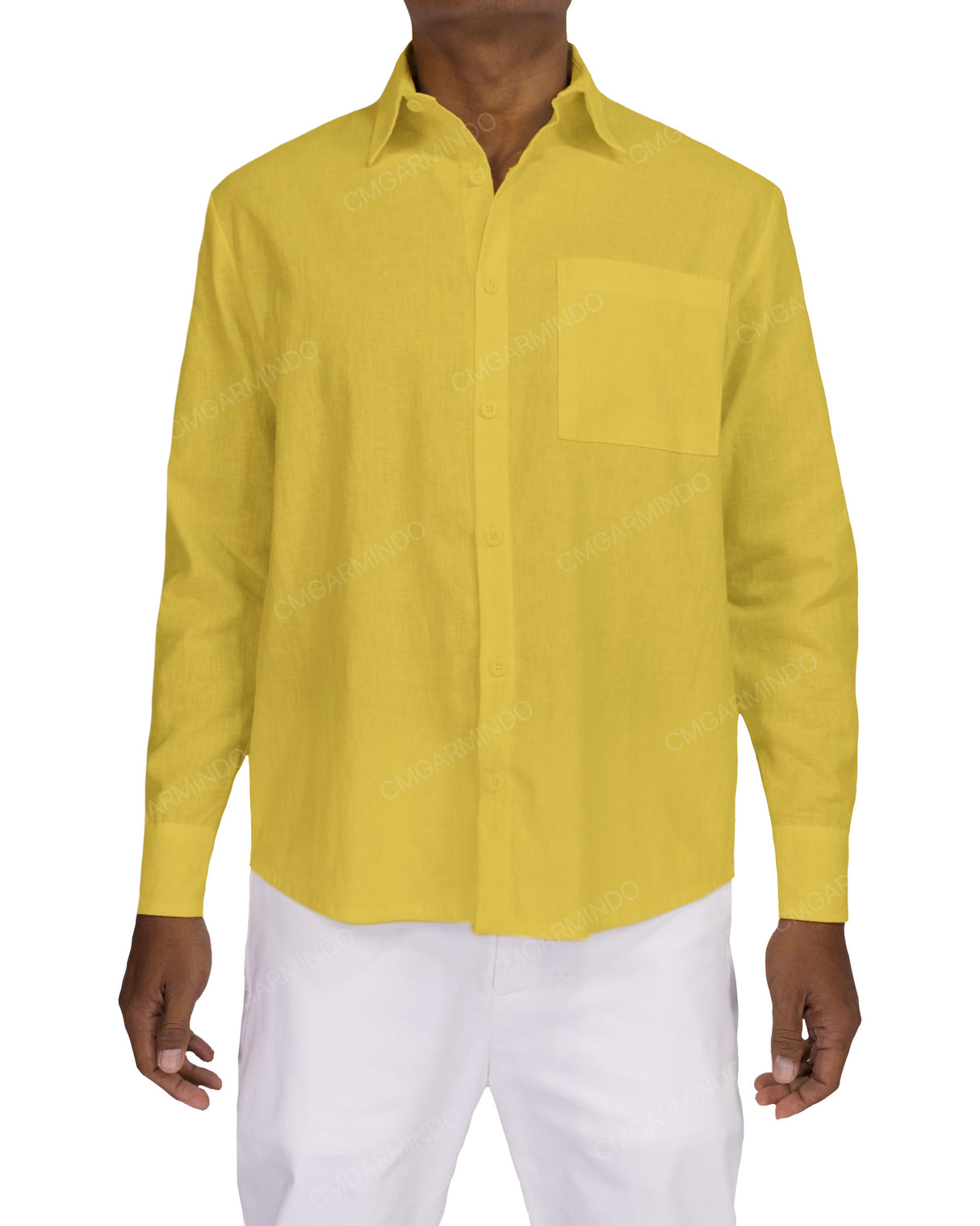 Relaxed Long Sleeve Button Up Shirt