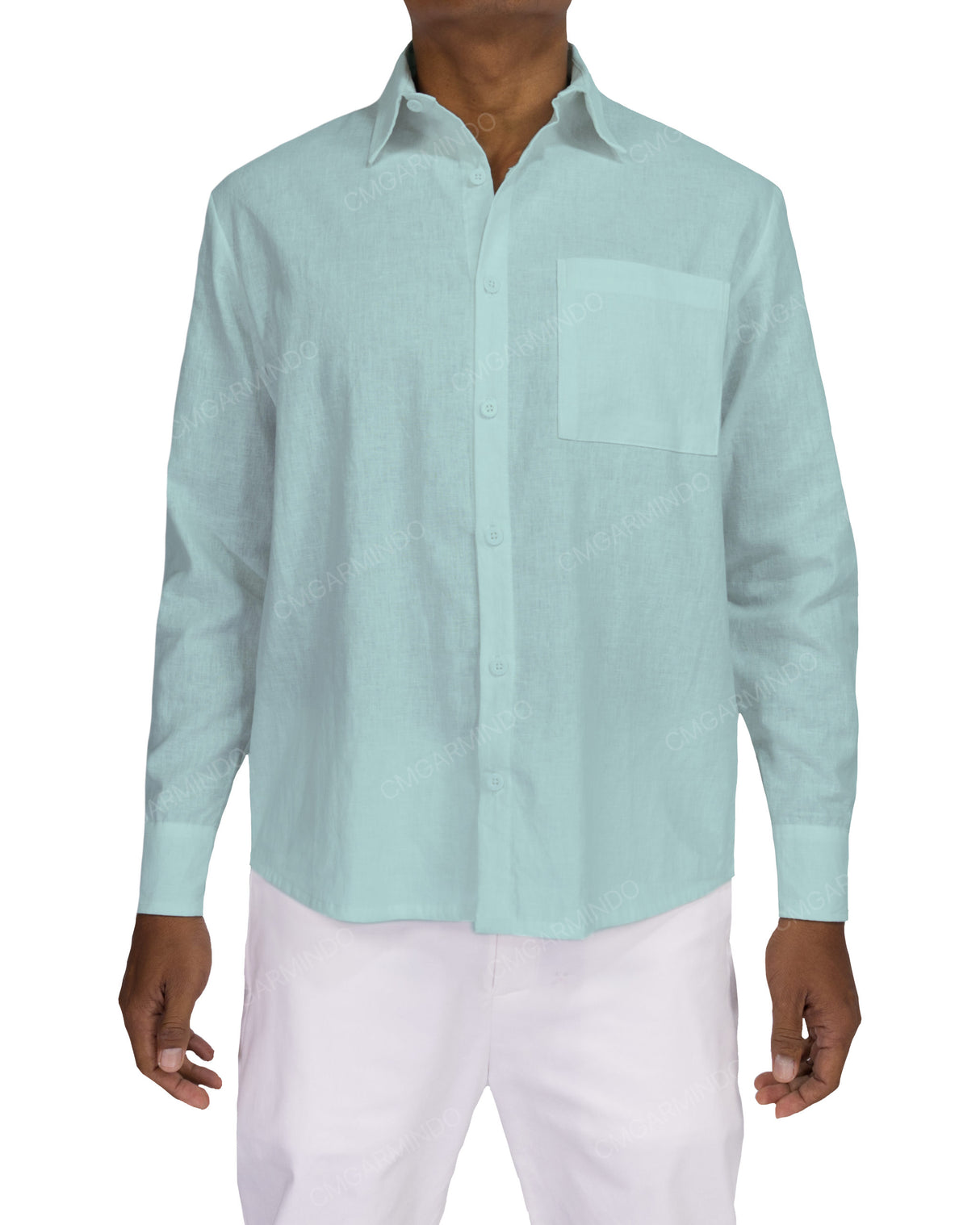 Relaxed Long Sleeve Button Up Shirt