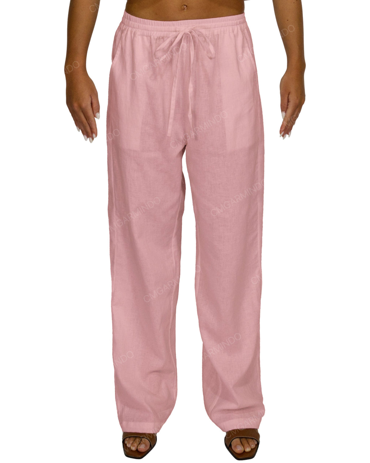 Loose Elastic Waist Pants