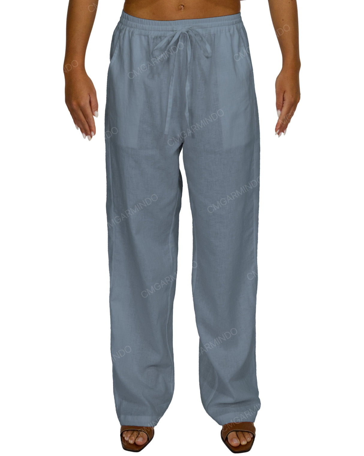 Loose Elastic Waist Pants