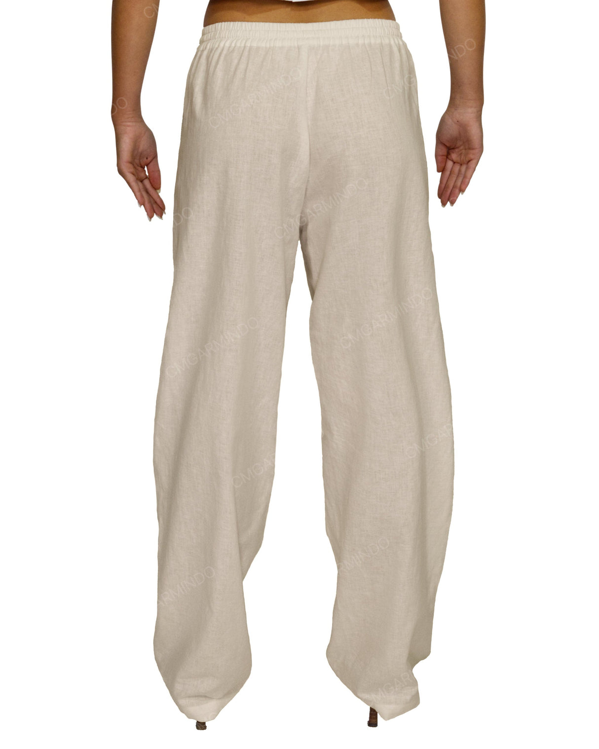 Loose Elastic Waist Pants