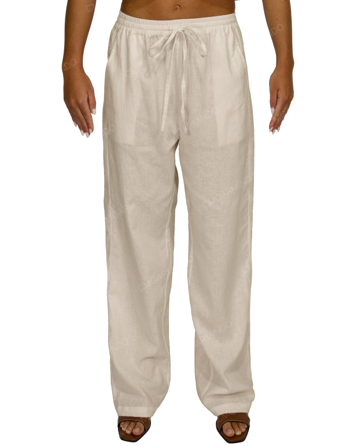 Loose Elastic Waist Pants