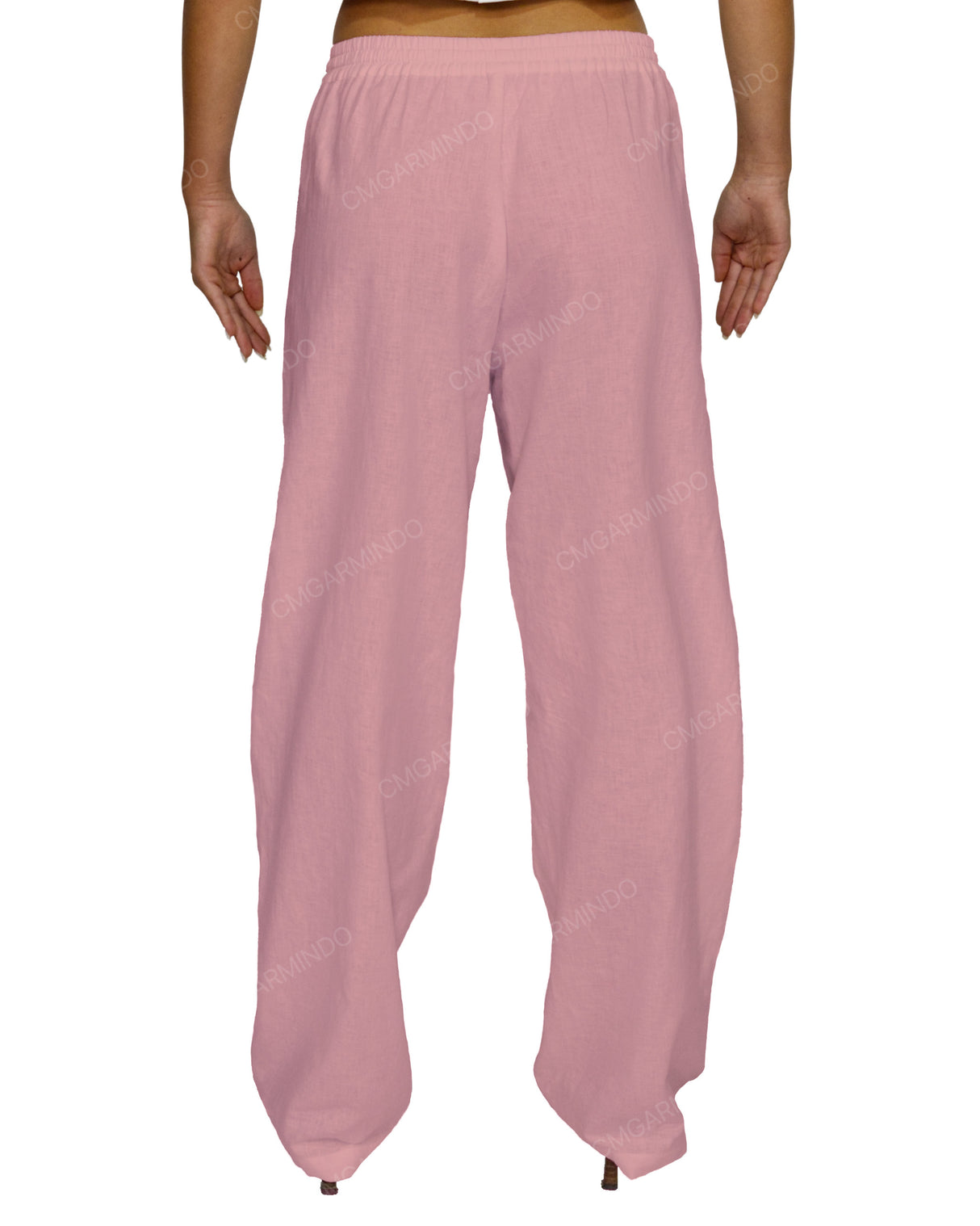 Loose Elastic Waist Pants