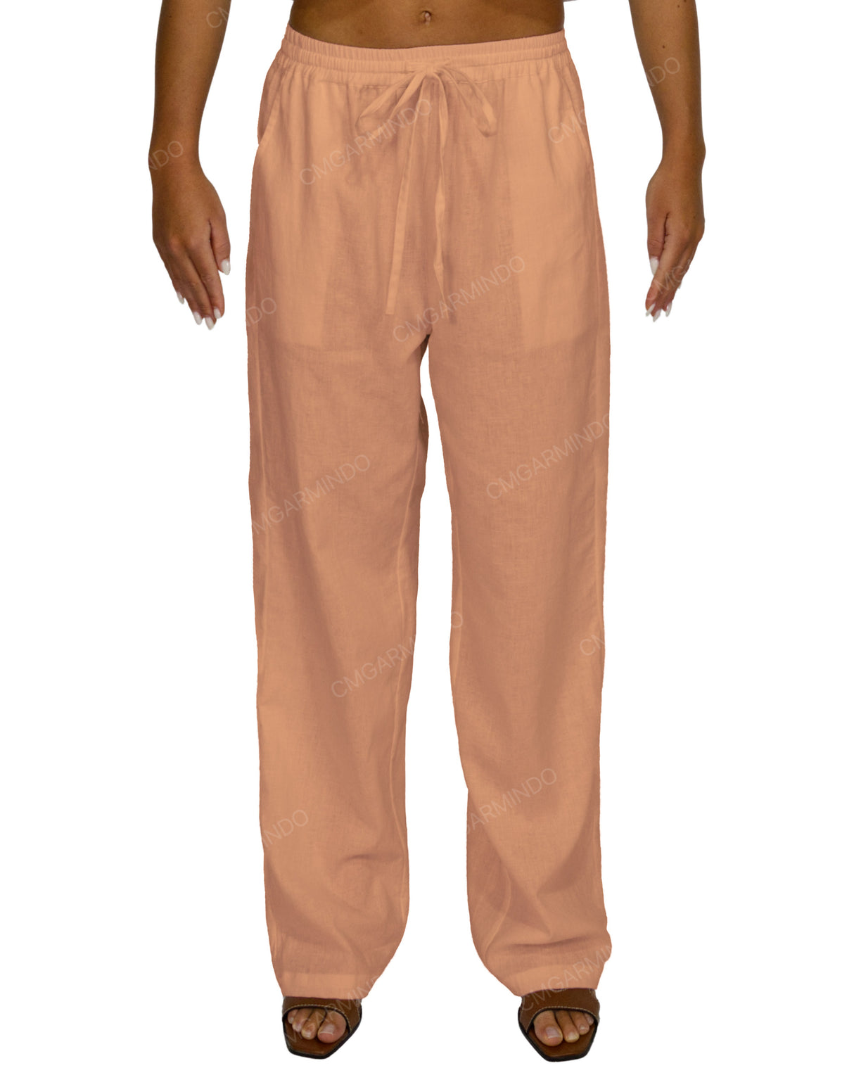 Loose Elastic Waist Pants