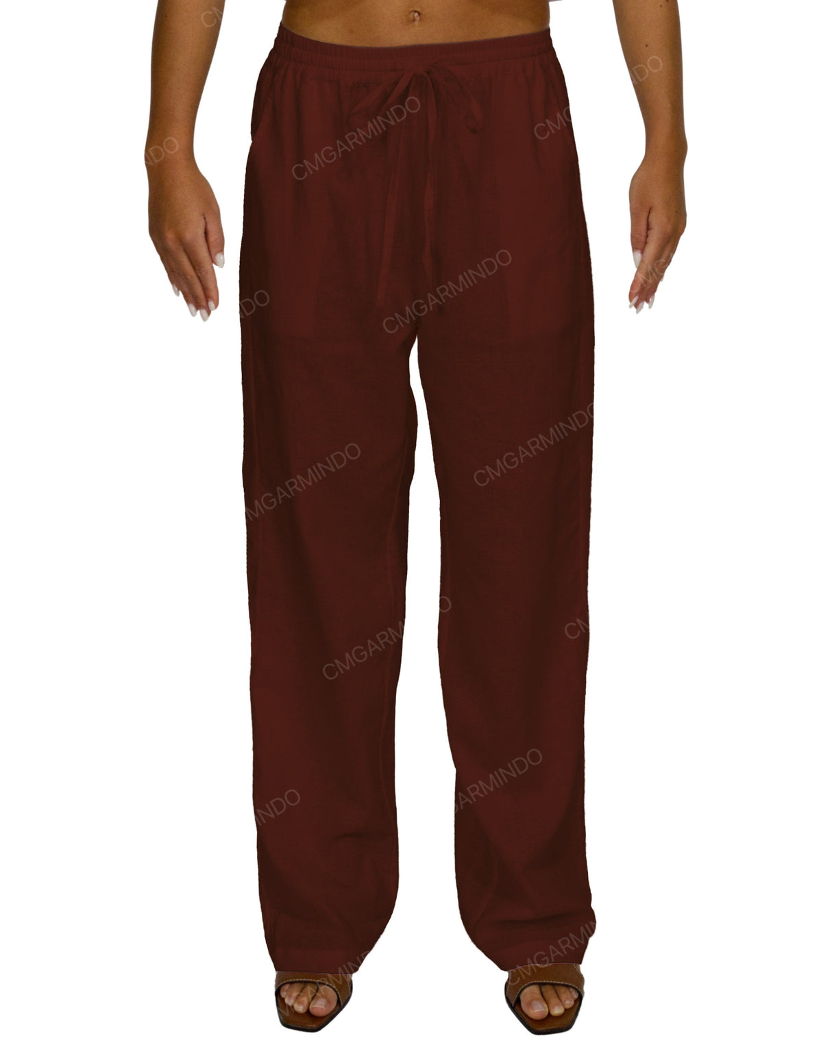 Loose Elastic Waist Pants