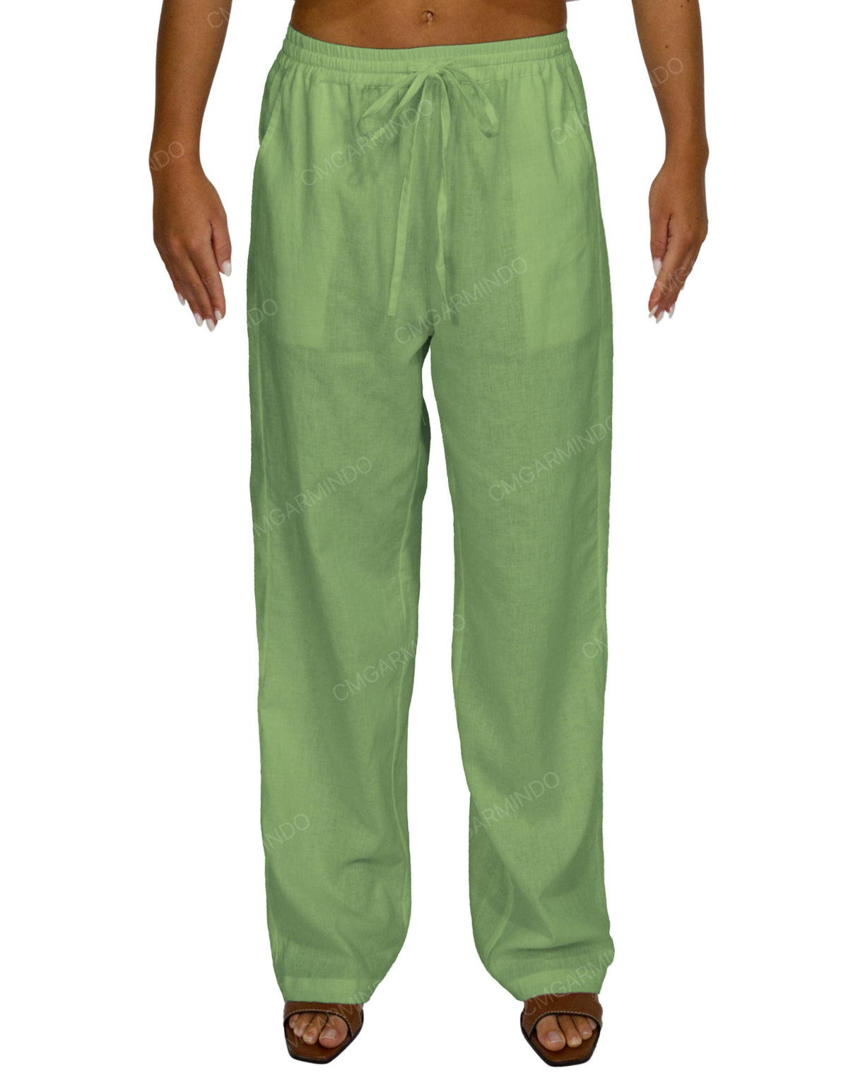 Loose Elastic Waist Pants