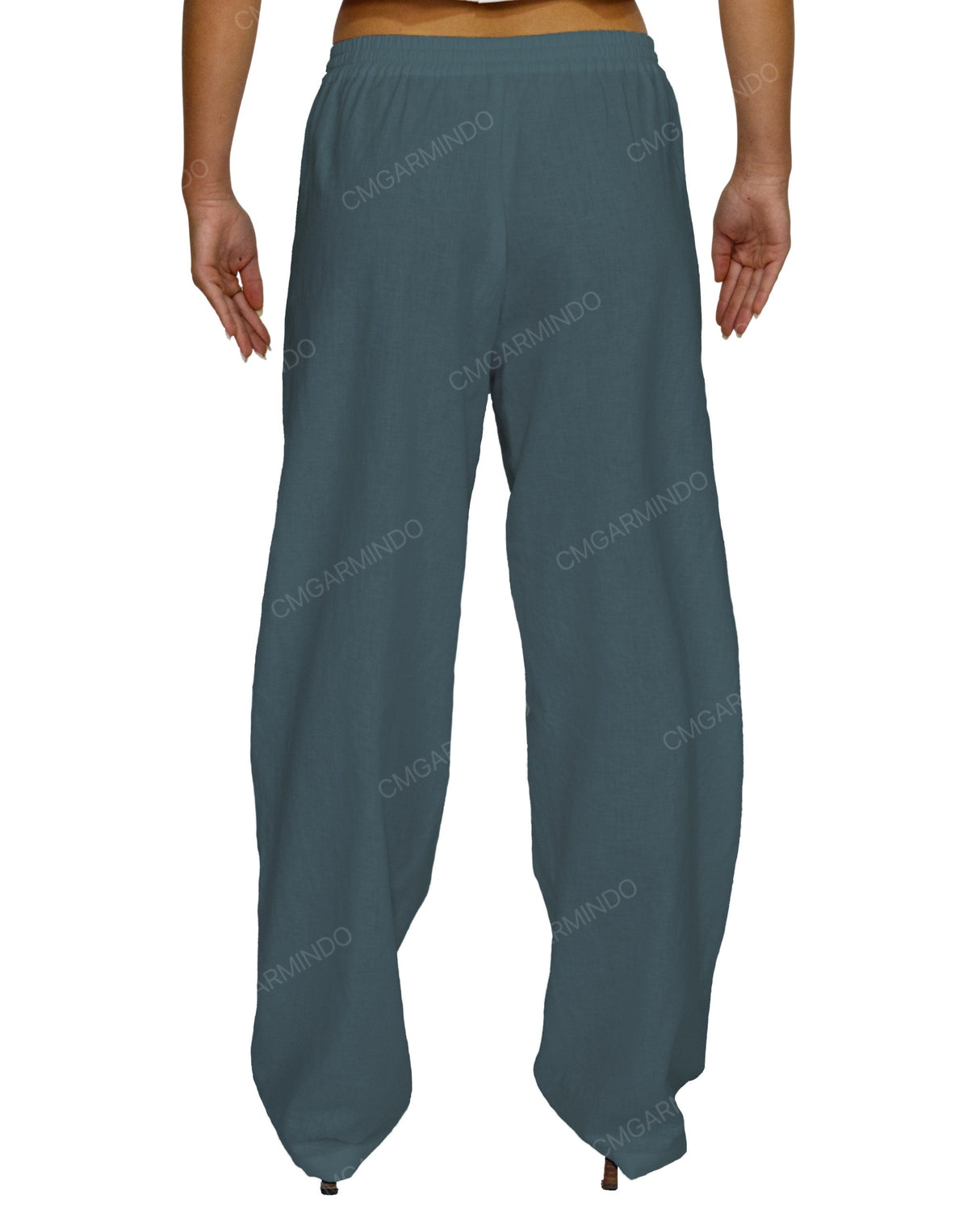 Loose Elastic Waist Pants