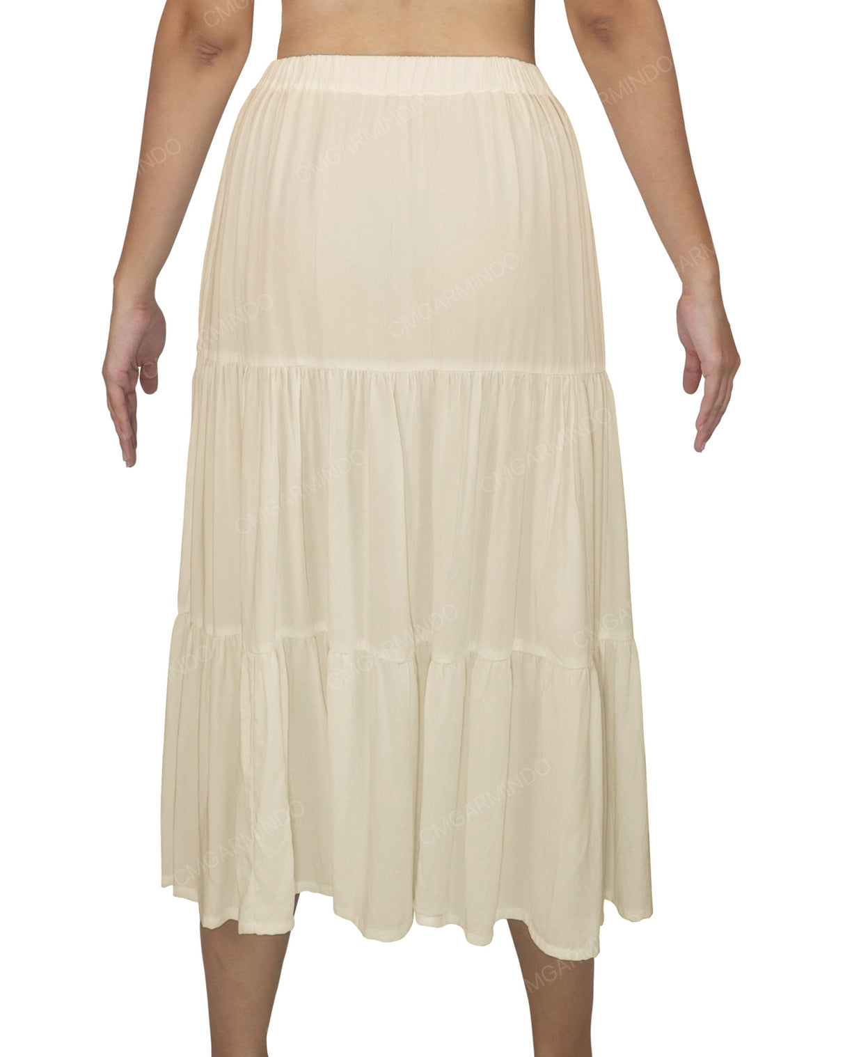 Midi Tiered Skirt