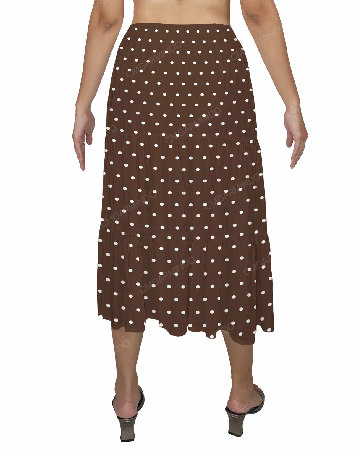 Midi Tiered Skirt