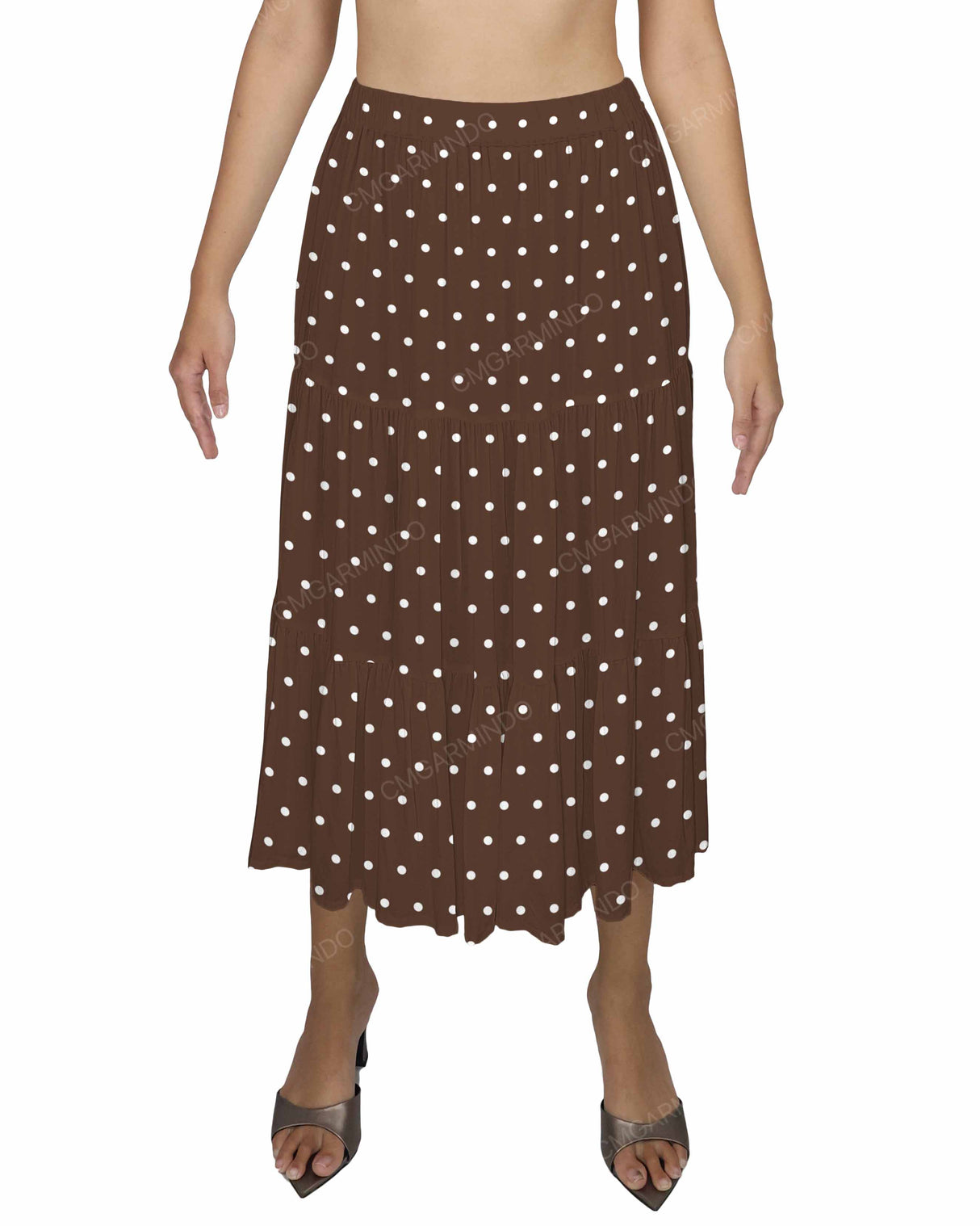 Midi Tiered Skirt