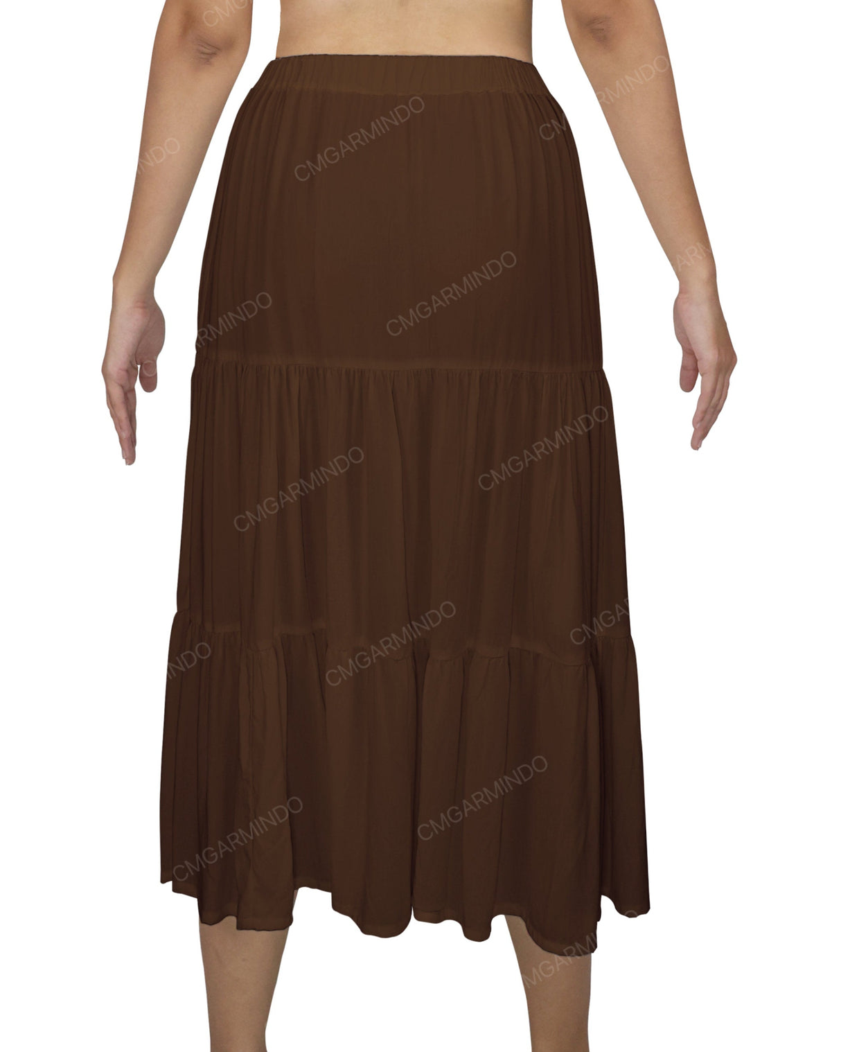 Midi Tiered Skirt