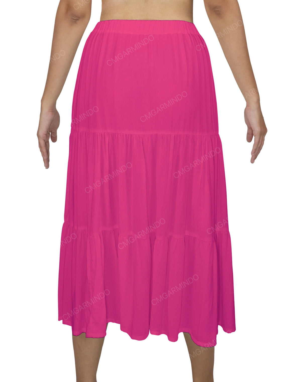 Midi Tiered Skirt