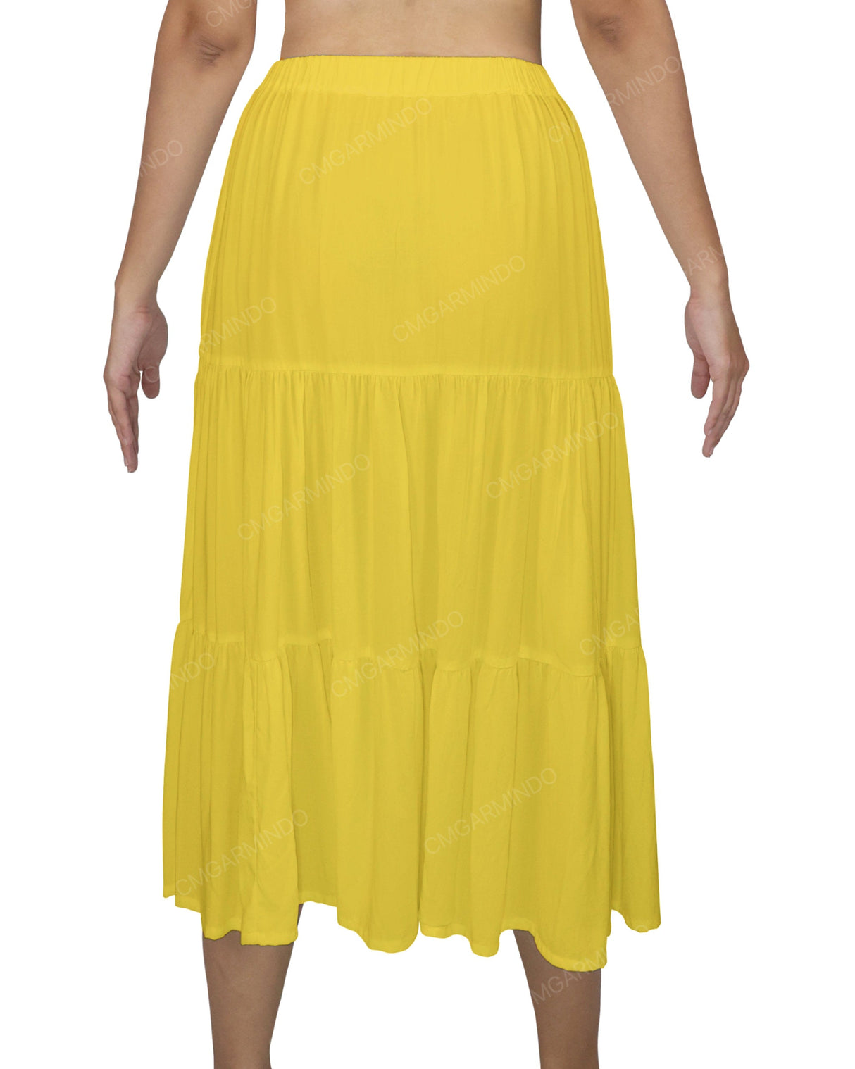 Midi Tiered Skirt
