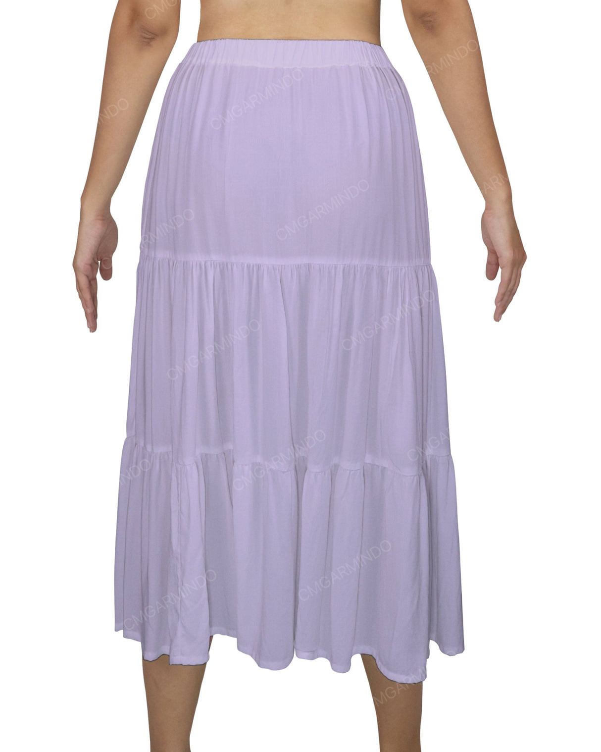 Midi Tiered Skirt