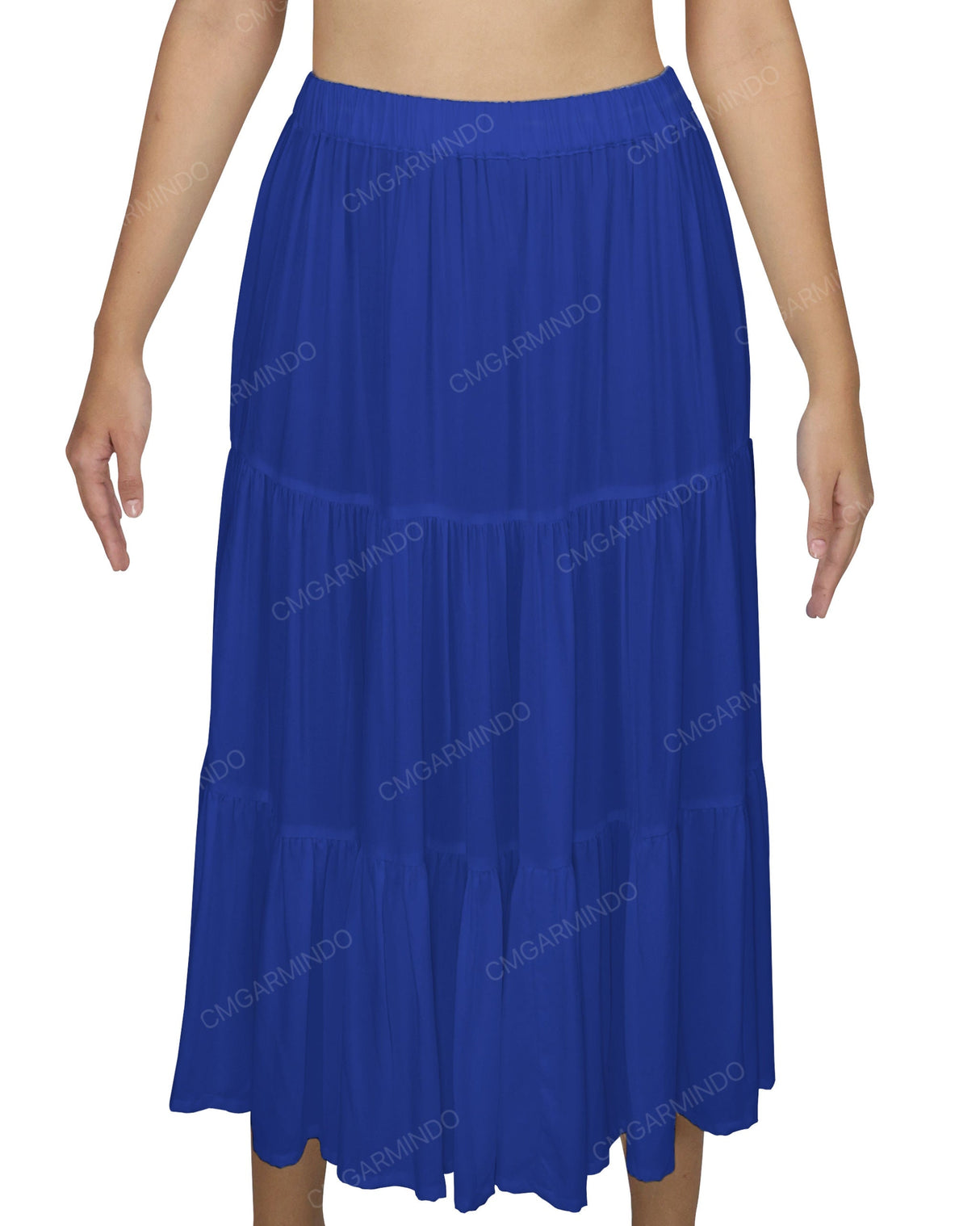 Midi Tiered Skirt