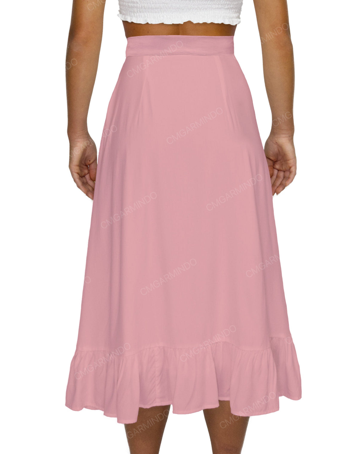 Midi Side Slit Skirt