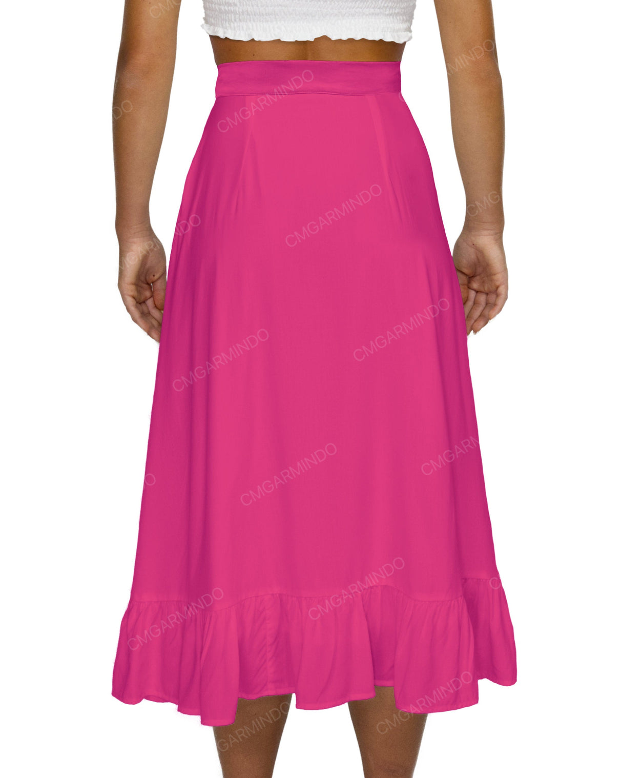 Midi Side Slit Skirt