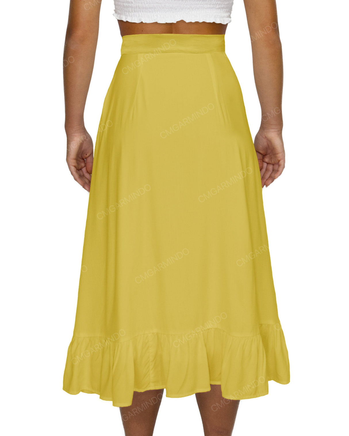 Midi Side Slit Skirt