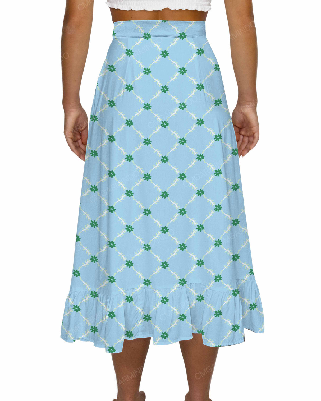 Midi Side Slit Skirt
