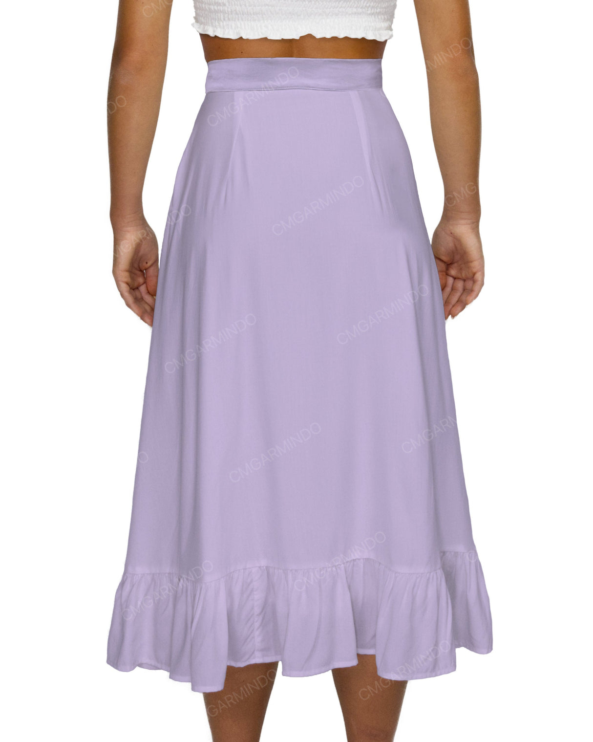 Midi Side Slit Skirt