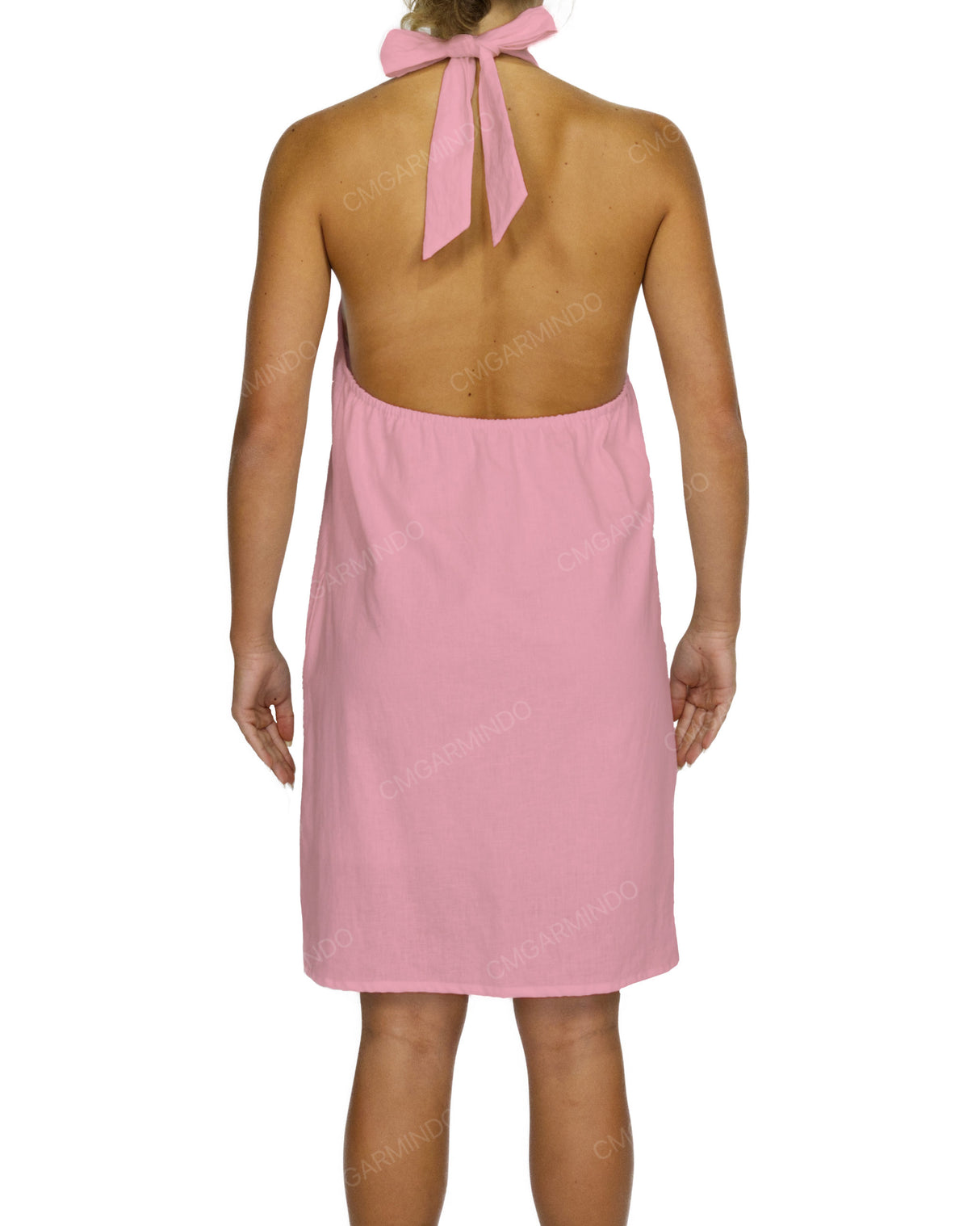 Halter Tie A-Line Mini Dress