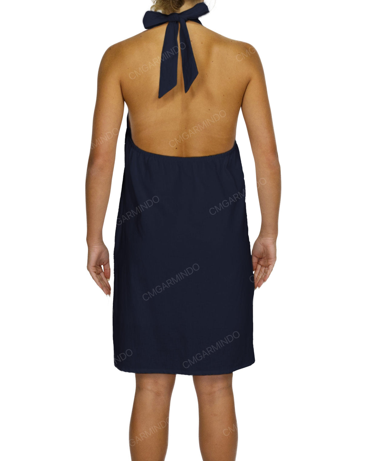 Halter Tie A-Line Mini Dress