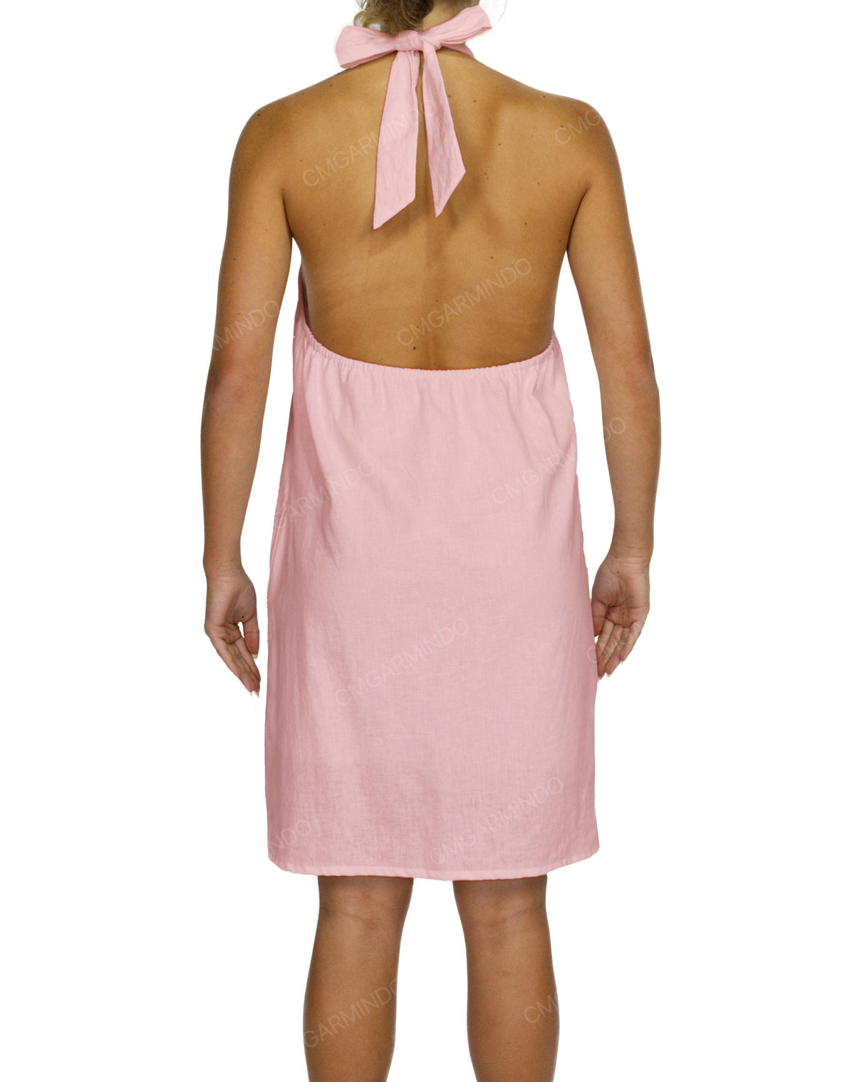Halter Tie A-Line Mini Dress
