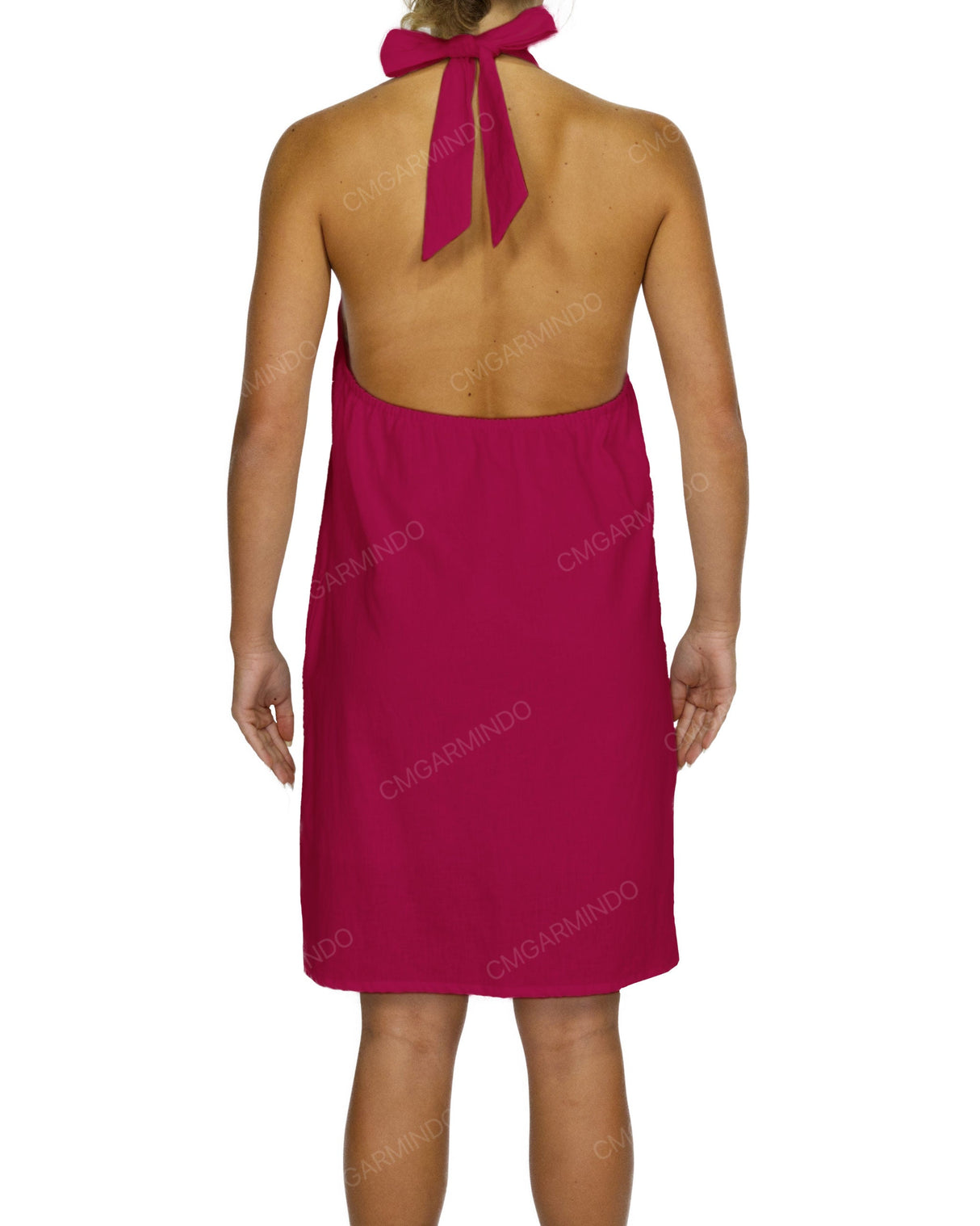 Halter Tie A-Line Mini Dress