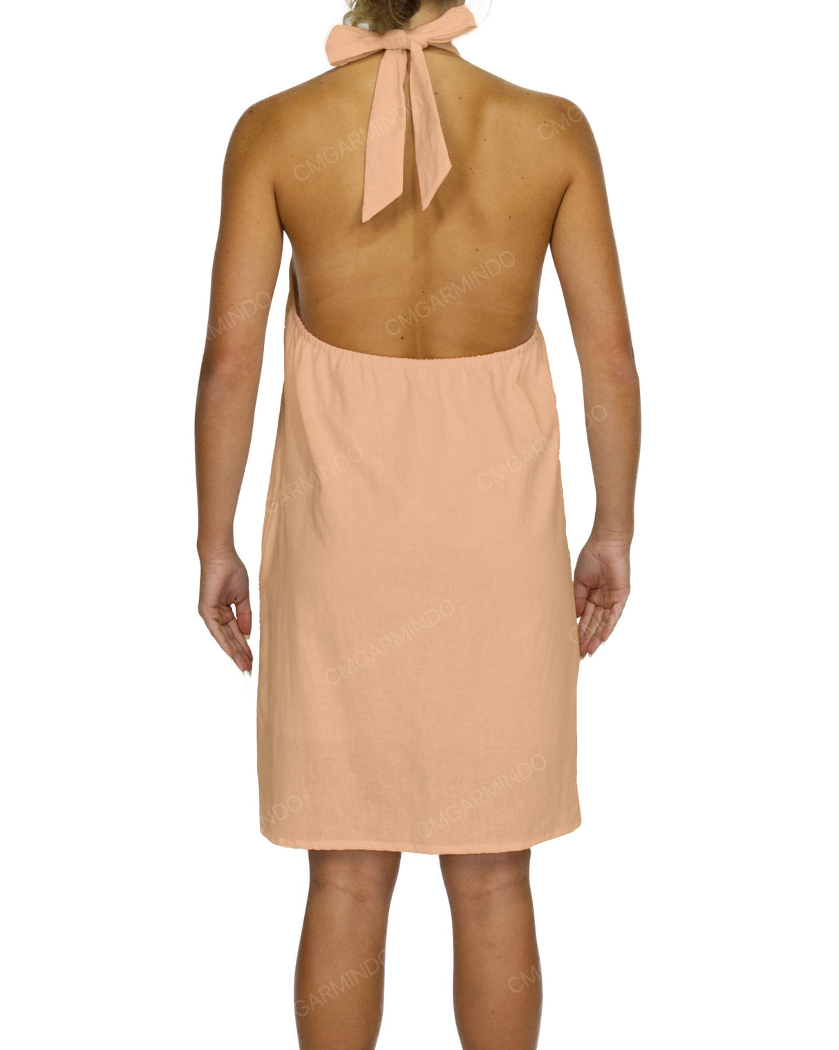 Halter Tie A-Line Mini Dress
