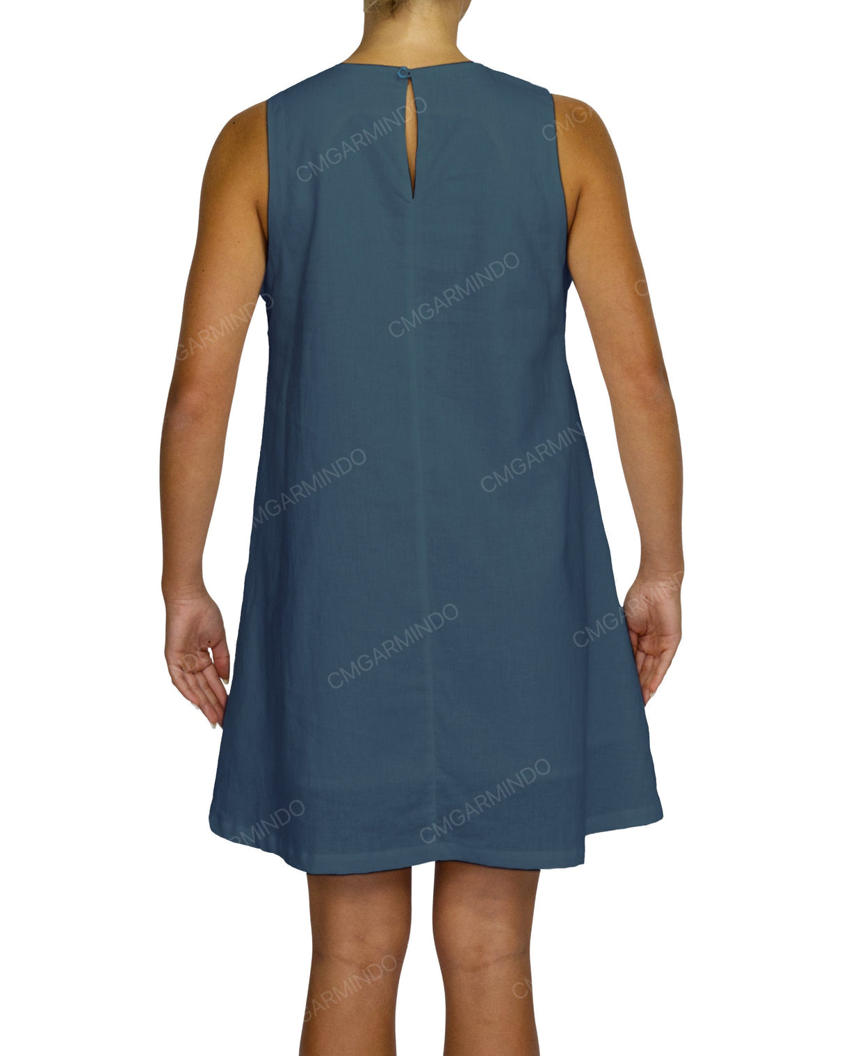 Sleeveless A-Line Mini Dress