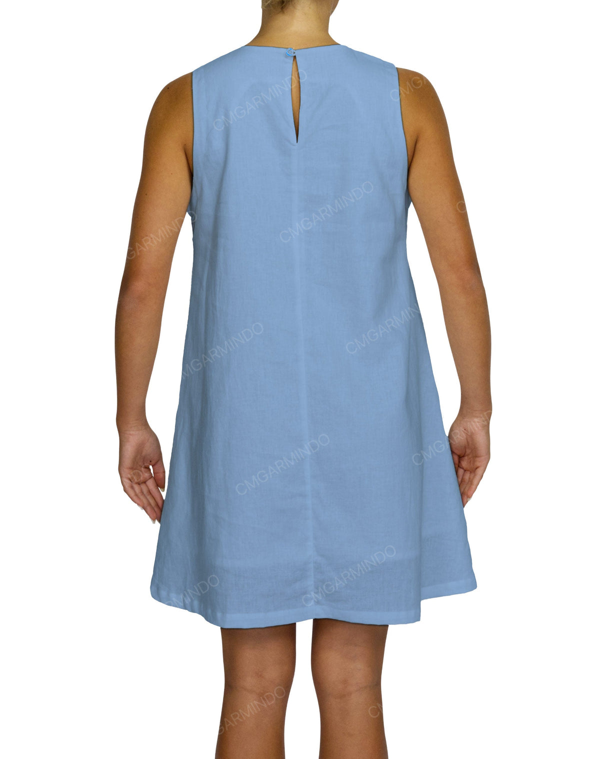 Sleeveless A-Line Mini Dress