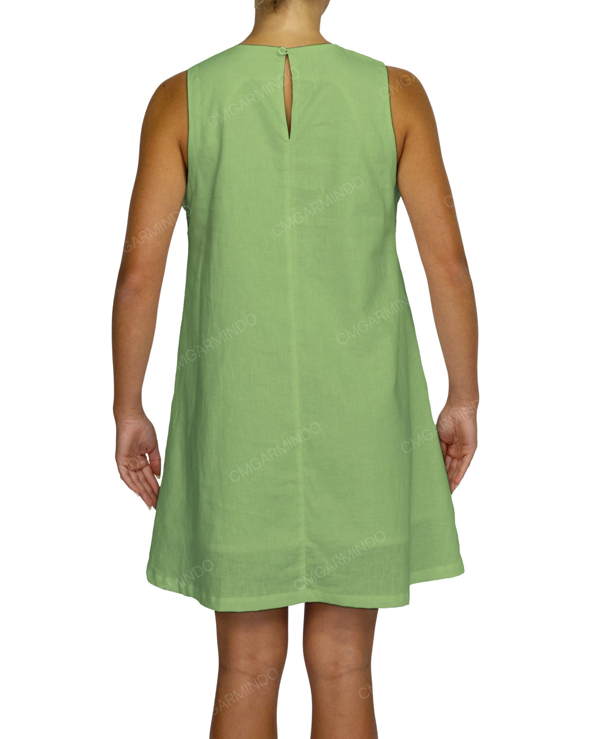 Sleeveless A-Line Mini Dress