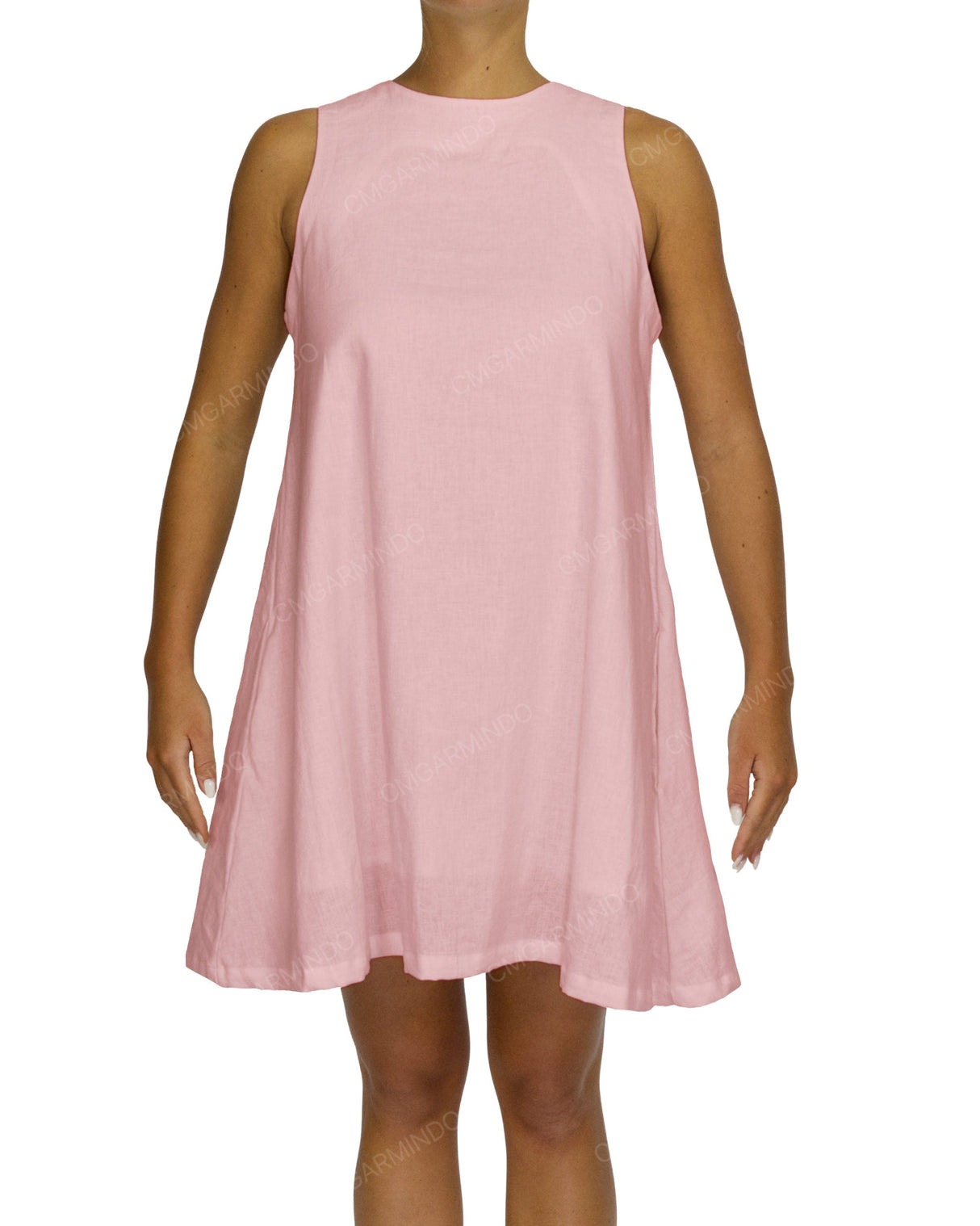 Sleeveless A-Line Mini Dress