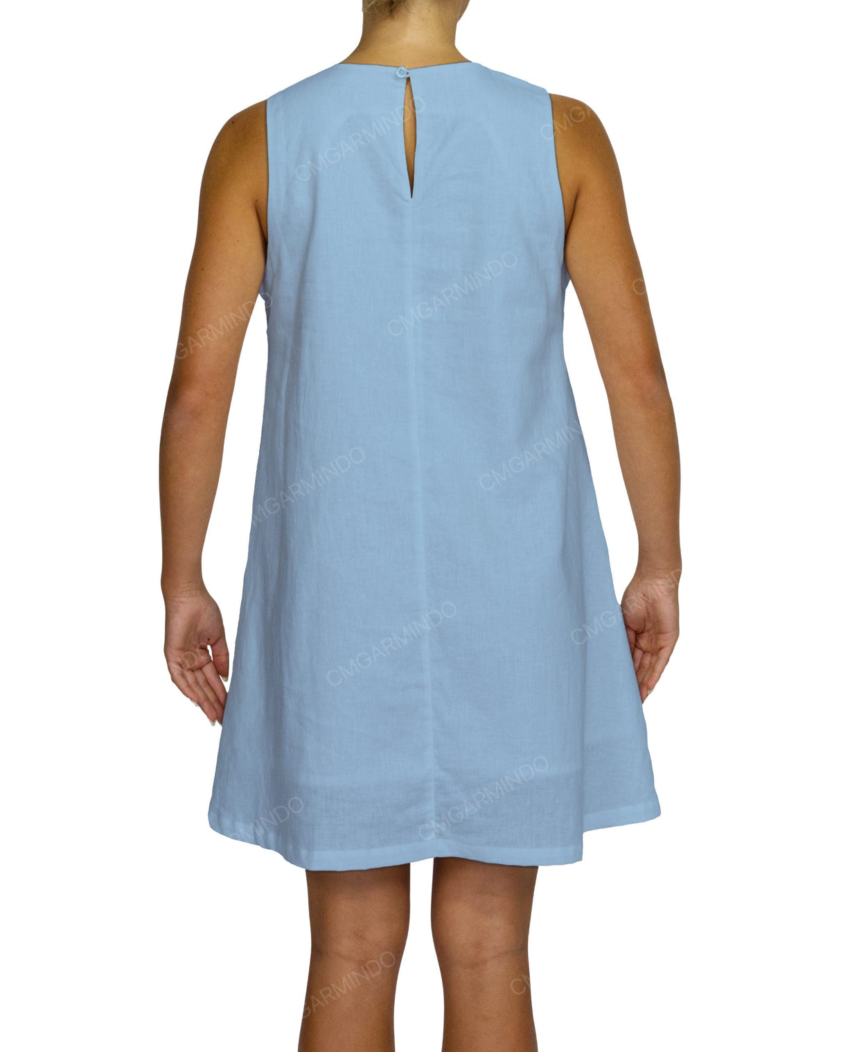 Sleeveless A-Line Mini Dress