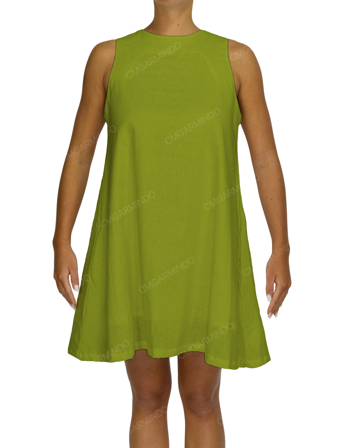 Sleeveless A-Line Mini Dress