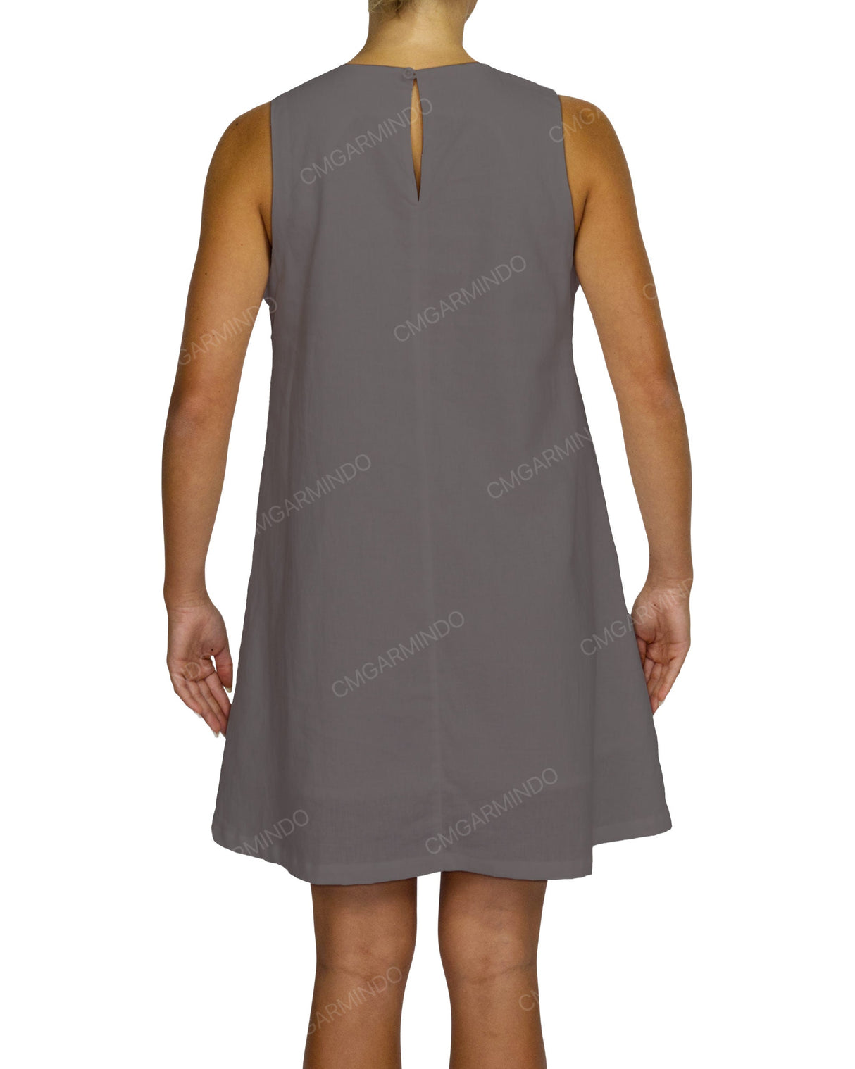 Sleeveless A-Line Mini Dress